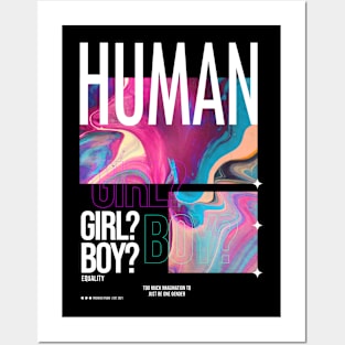 Genderqueer Human | Pride Posters and Art